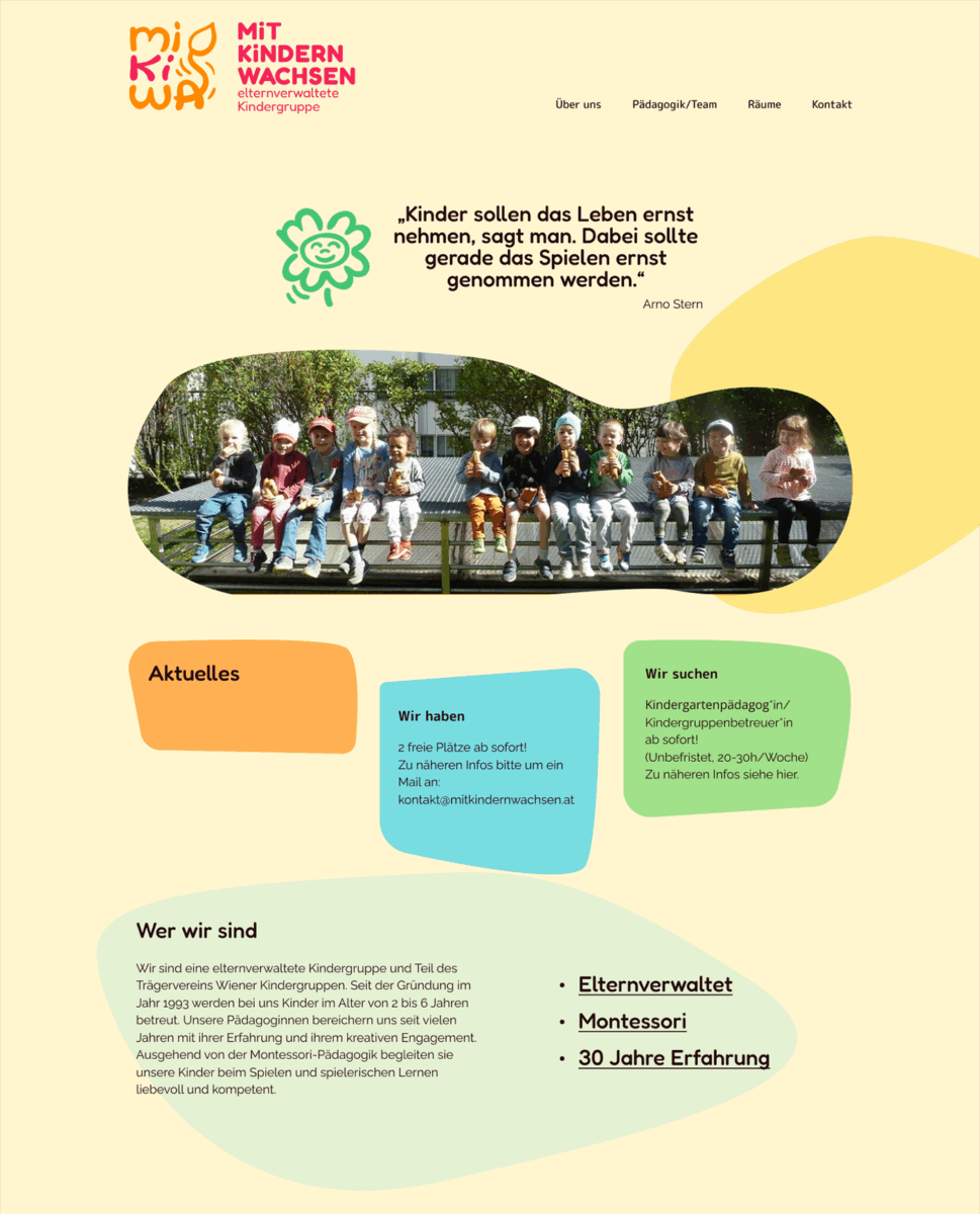 Screenshot Website
