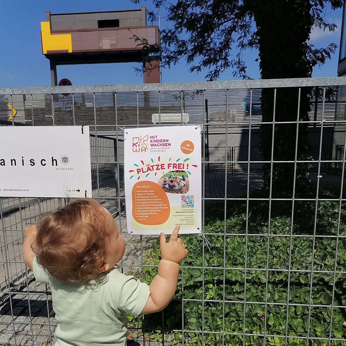 Mikiwa Kindergarten Flyer Aushang